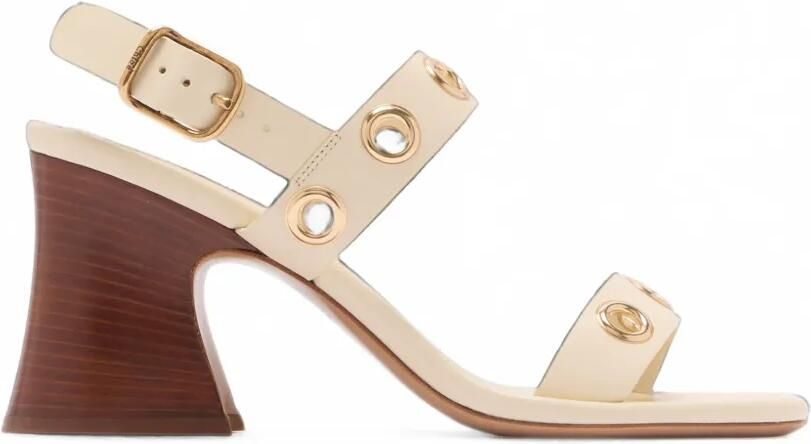 Chloé Leren sandalen Beige