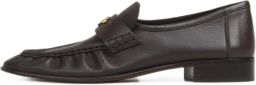 Chloé Letti leren loafers met hartpatroon Bruin
