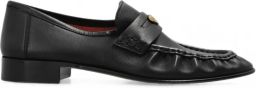 Chloé Letti leren loafers met hartpatroon Zwart