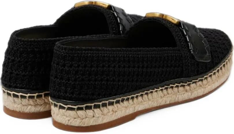 Chloé Marcie crochet espadrilles Zwart - Foto 4