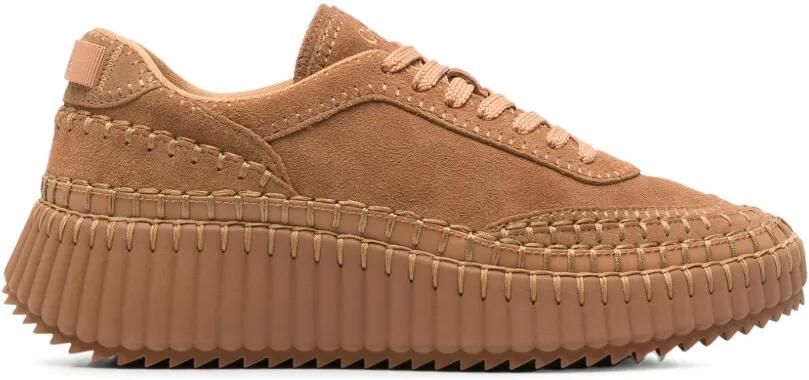 Chloé Nama sneakers Bruin - Foto 3