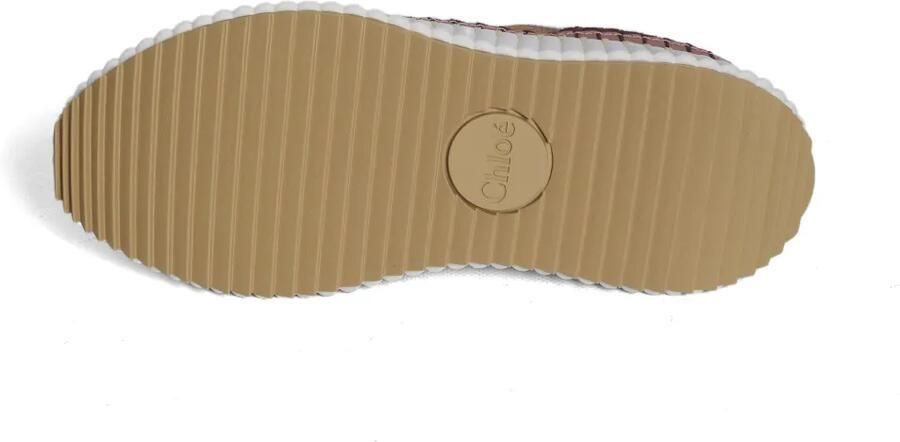 Chloé Nama sneakers met plateauzool Beige
