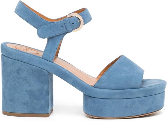 Chloé Odina suède sandalen Blauw