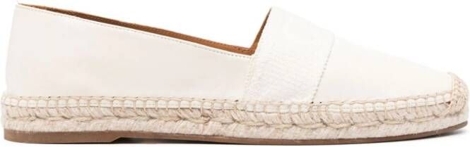 Chloé Pila espadrilles met geborduurd logo Beige