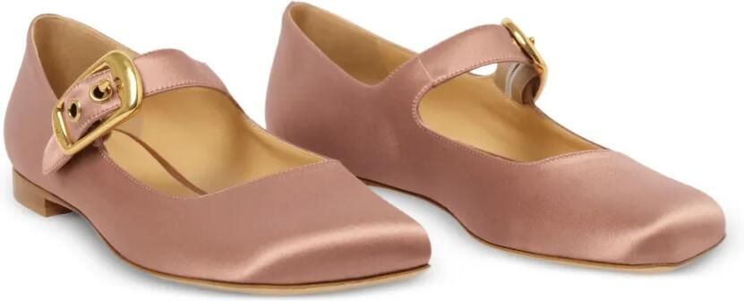 Chloé Polly ballerina's met gespband Roze - Foto 4