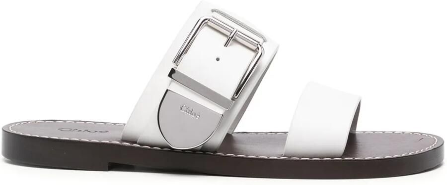 Chloé Rebecca slippers Wit