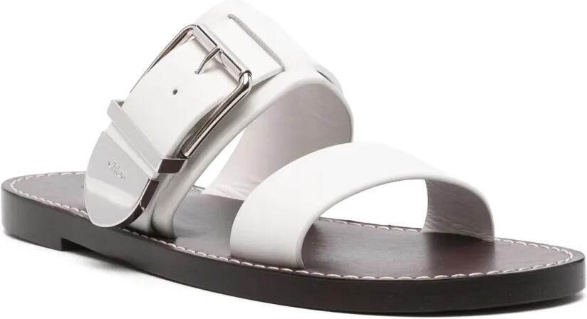Chloé Rebecca slippers Wit - Foto 2