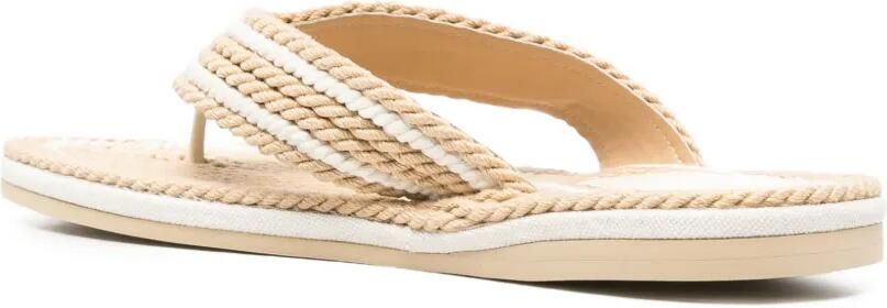 Chloé Sand rope-effect sandals Beige - Foto 4