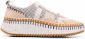 Chloé Nama mesh sneakers met stiksels Beige - Beige