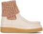 Chloé Leren laarzen Beige - Thumbnail 1