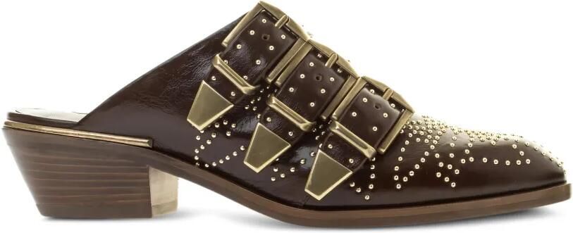 Chloé Susan sandalen met studs Bruin