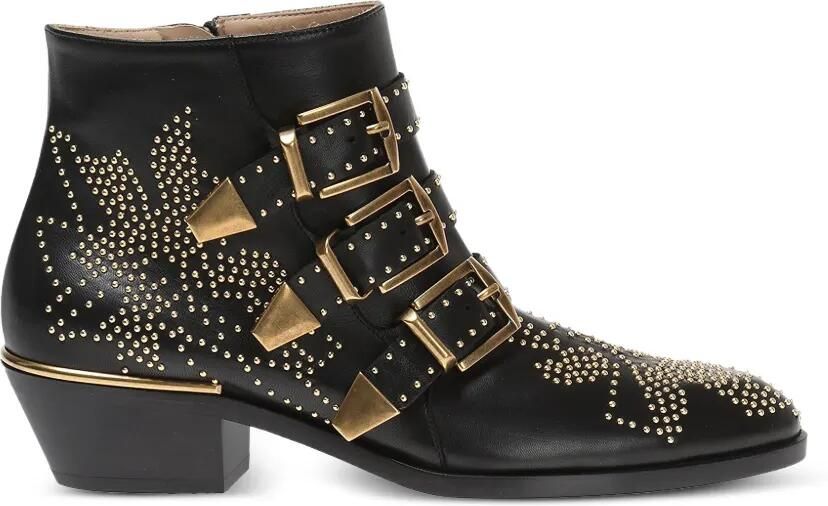 Chloé Susanna enkellaarzen met studs Zwart