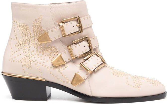Chloé Susanna laarzen met studs Beige