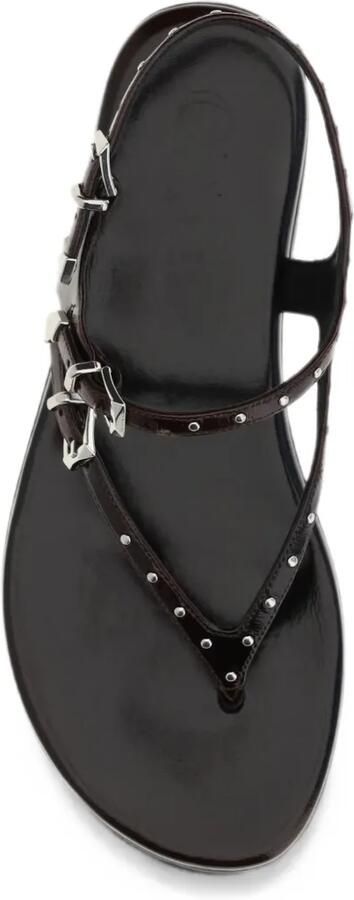 Chloé Susanna leren sandalen met studs Bruin - Foto 2