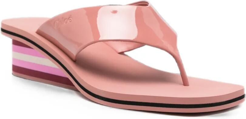 Chloé Swimming Cool sandalen met sleehak Roze
