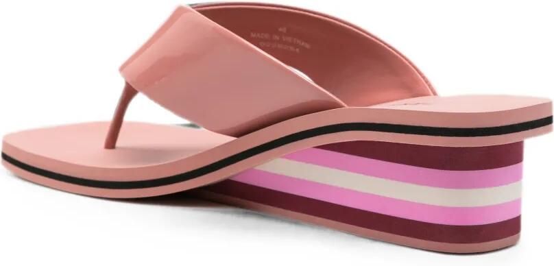 Chloé Swimming Cool sandalen met sleehak Roze - Foto 2