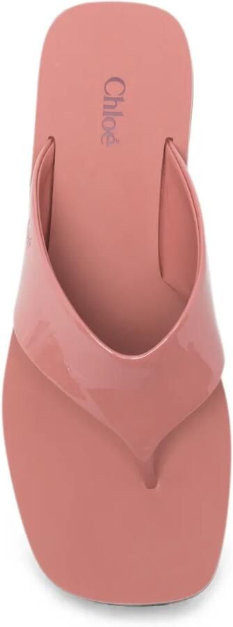 Chloé Swimming Cool sandalen met sleehak Roze - Foto 3