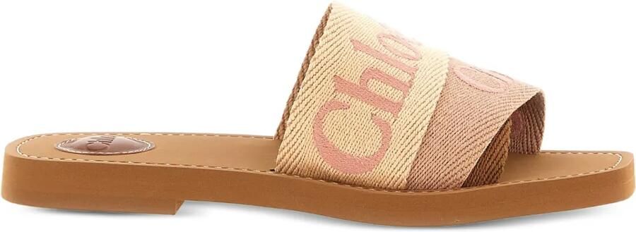 Chloé Woody muiltjes Beige