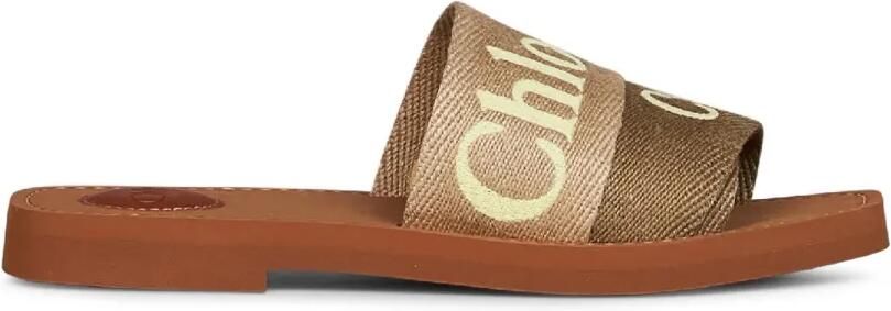 Chloé Woody muiltjes Beige