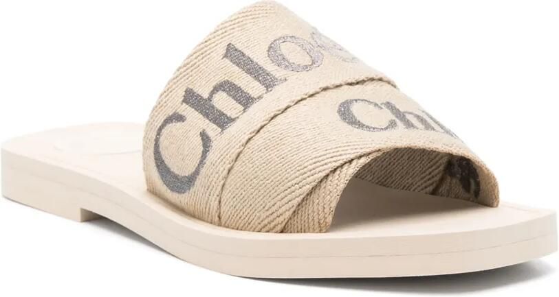 Chloé Woody slippers Beige - Foto 3