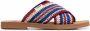 Chloé Woody slippers met gekruiste bandjes Blauw - Thumbnail 1