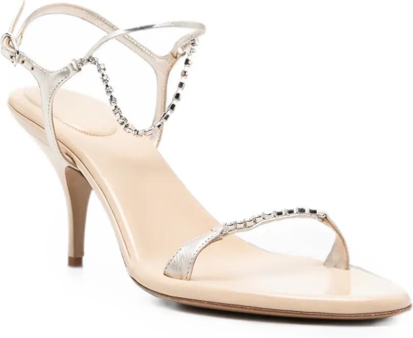Chloé Zia sandalen met hak Beige - Foto 2
