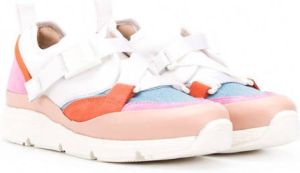 Chloé Kids Sneakers met contrastvlak Wit