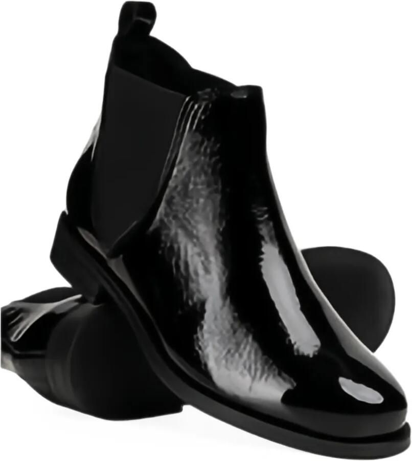 Christian Lacroix patent-finish Chelsea boots Zwart - Foto 2