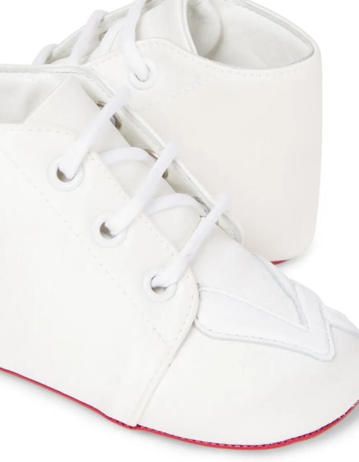 Christian Louboutin Kids Baby Love derby veterschoenen Wit - Foto 4