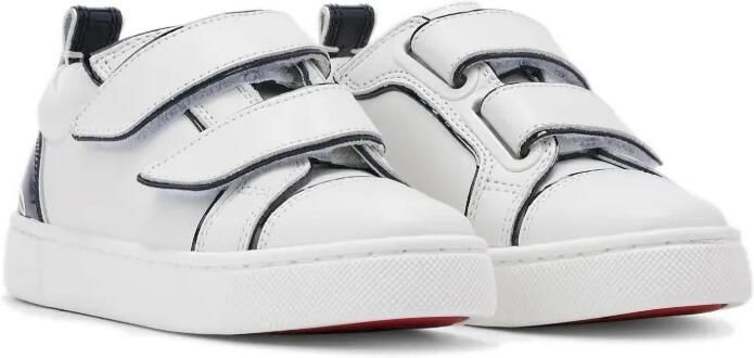 Christian Louboutin Kids Funnyto leren sneakers Wit