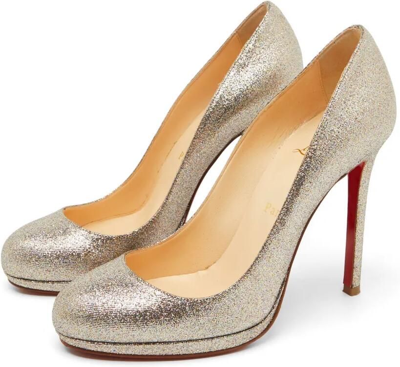Christian Louboutin Pre-Owned Fifi pumps Zilver
