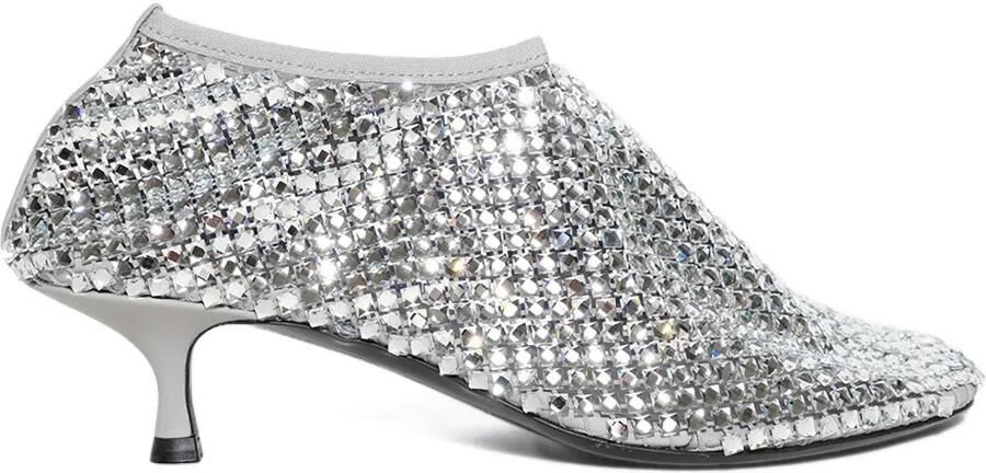 Christopher Esber 50 mm pumps verfraaid met kristallen en hak Grijs