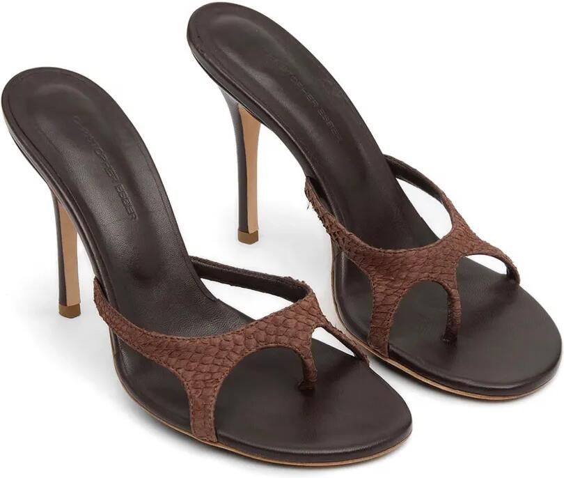 Christopher Esber Alocasia sandalen met hak Bruin - Foto 4