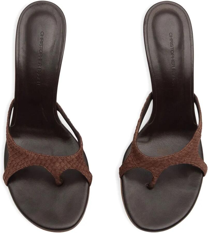 Christopher Esber Alocasia sandalen met hak Bruin - Foto 2