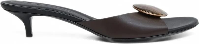 Christopher Esber Aura Quartz leather mules Bruin