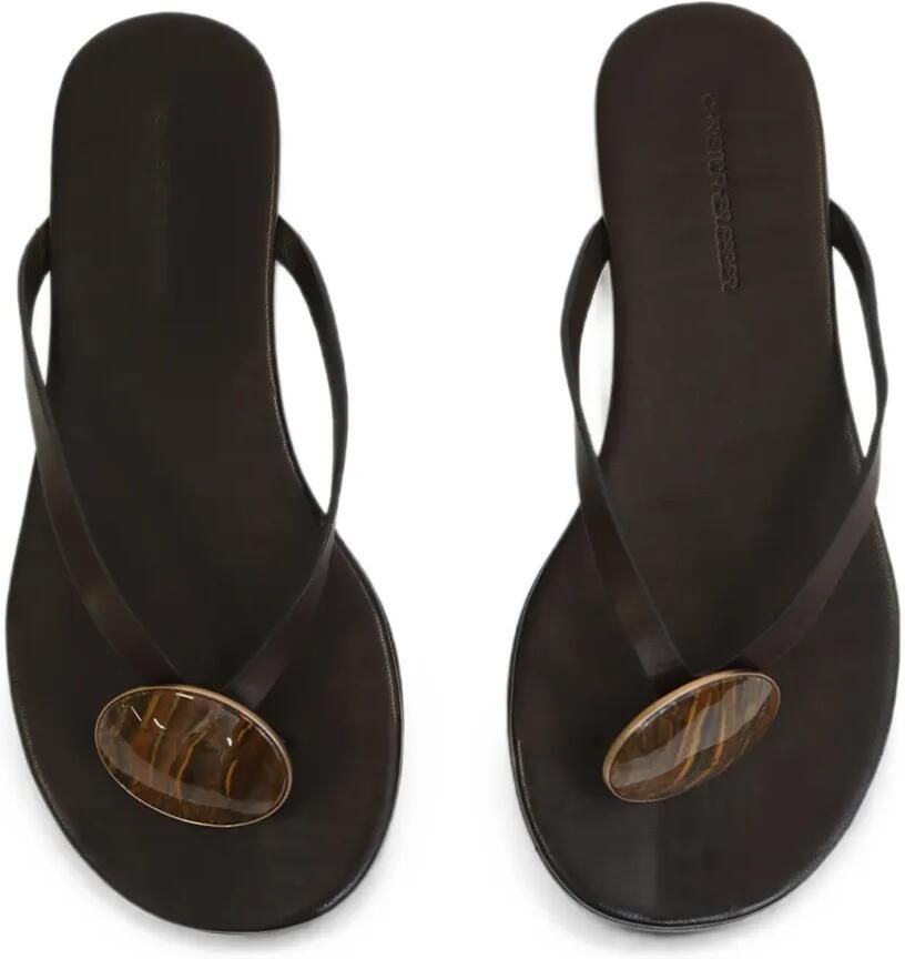 Christopher Esber Aura Quartz platte sandalen Bruin - Foto 2