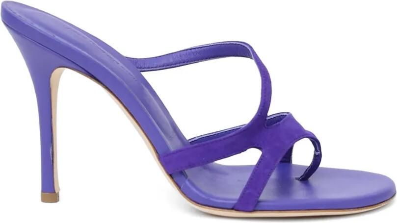 Christopher Esber Calathea sandalen met hak Paars