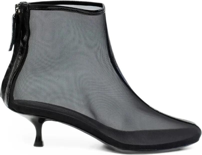 Christopher Esber Curtis Vapour mesh ankle boots Zwart