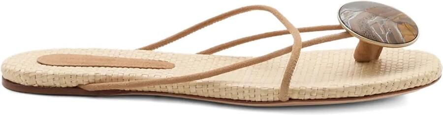 Christopher Esber Doma sandalen met stenen Beige