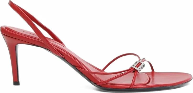 Christopher Esber Giro metal-ring sandals Rood
