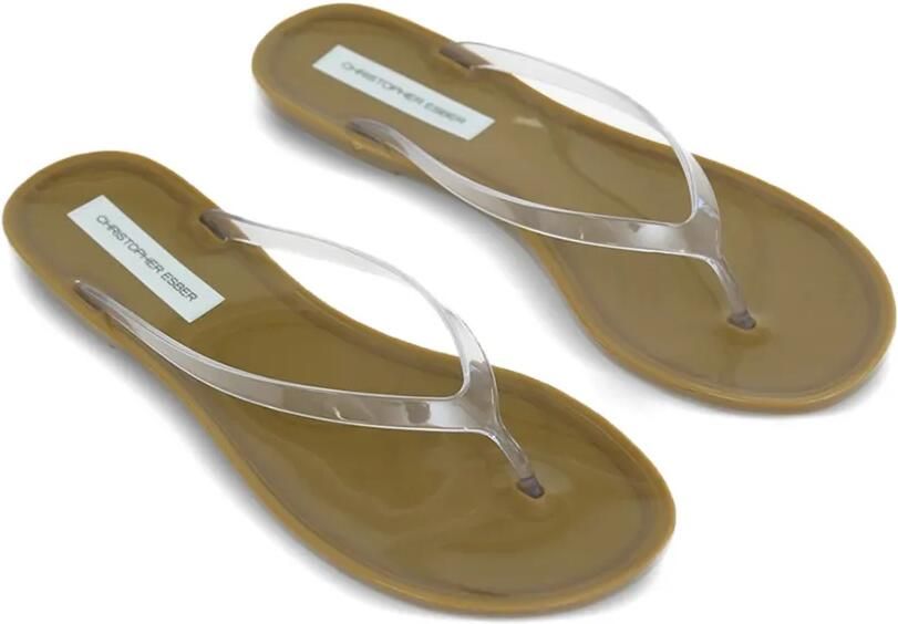 Christopher Esber Jo jelly teenslippers Groen - Foto 2