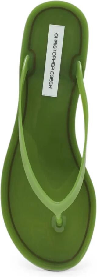 Christopher Esber Jo teenslippers Groen - Foto 5
