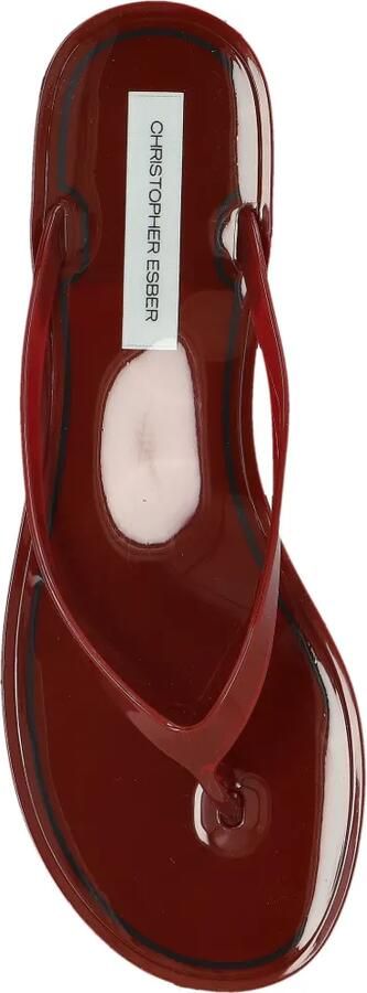 Christopher Esber Jo teenslippers Rood - Foto 3