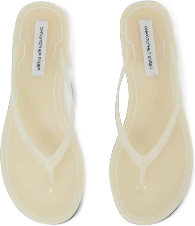 Christopher Esber Jo teenslippers Wit - Foto 2