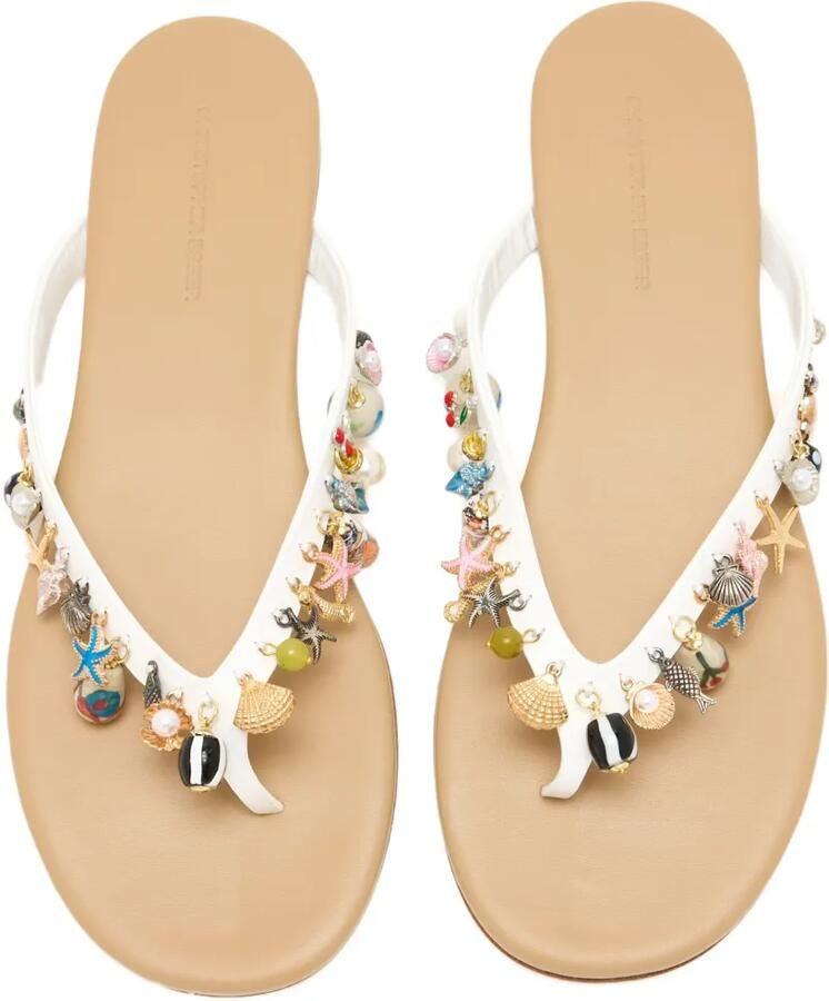 Christopher Esber Memento sandalen met bedel Wit - Foto 2