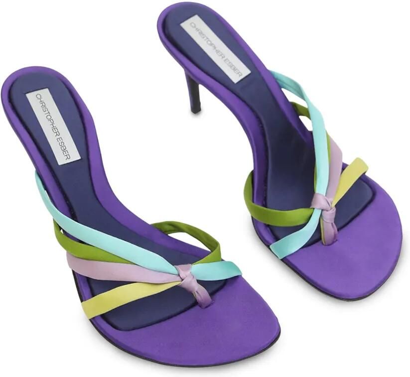 Christopher Esber Mica geknoopte sandalen Paars - Foto 3