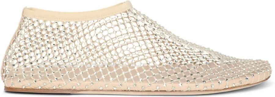 Christopher Esber Minette ballerina's met mesh Beige
