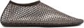 Christopher Esber Minette mesh ballerina's met kristallen Bruin - Bruin