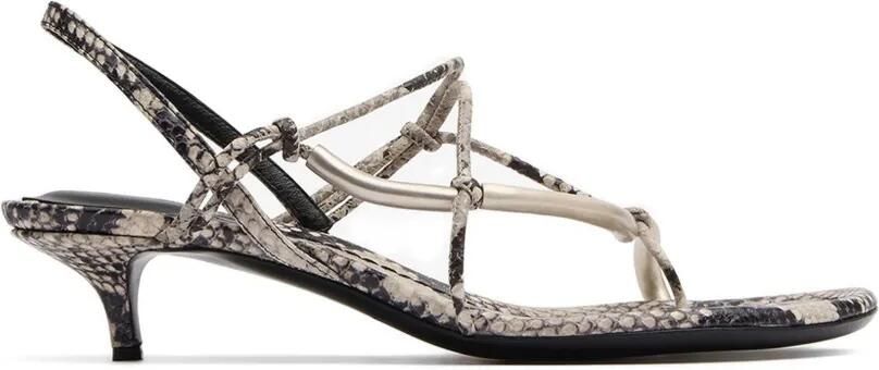 Christopher Esber Molten sandalen met hak Beige