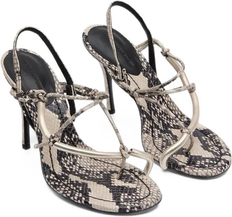 Christopher Esber Molten sandalen met slangen-effect en hak Grijs - Foto 2